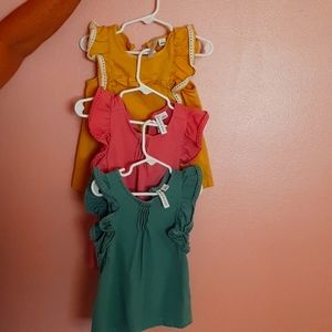 Set of 3 tops Janie and Jack size 4